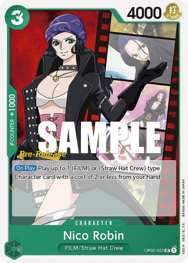 Nico Robin [Paramount War Pre-Release Cards] | Silver Goblin