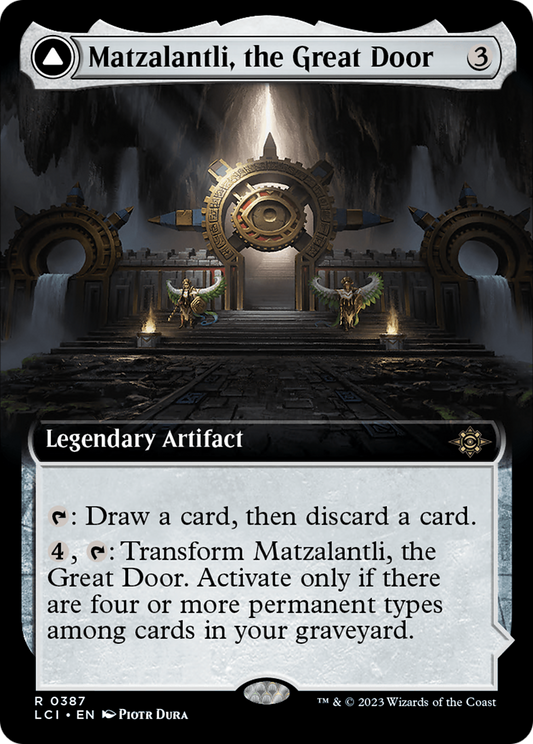 Matzalantli, the Great Door // The Core (Extended Art) [The Lost Caverns of Ixalan] Foil