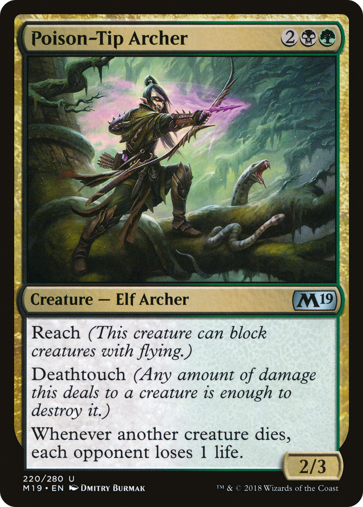 Poison-Tip Archer [Core Set 2019] Foil