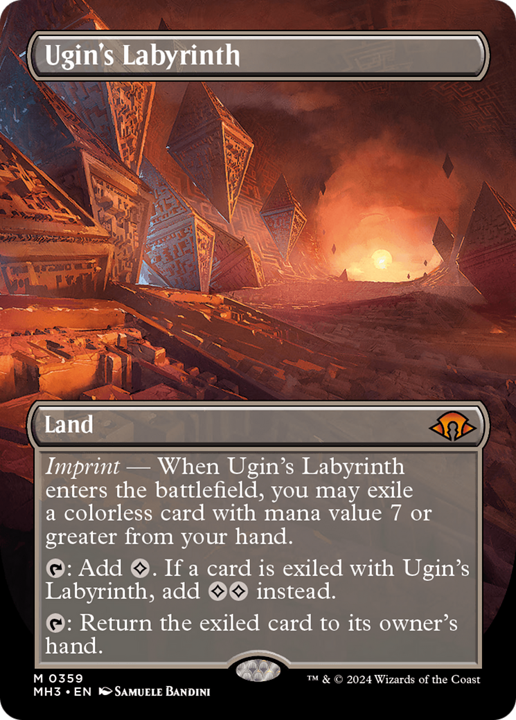 Ugin's Labyrinth (Borderless) [Modern Horizons 3] | Silver Goblin