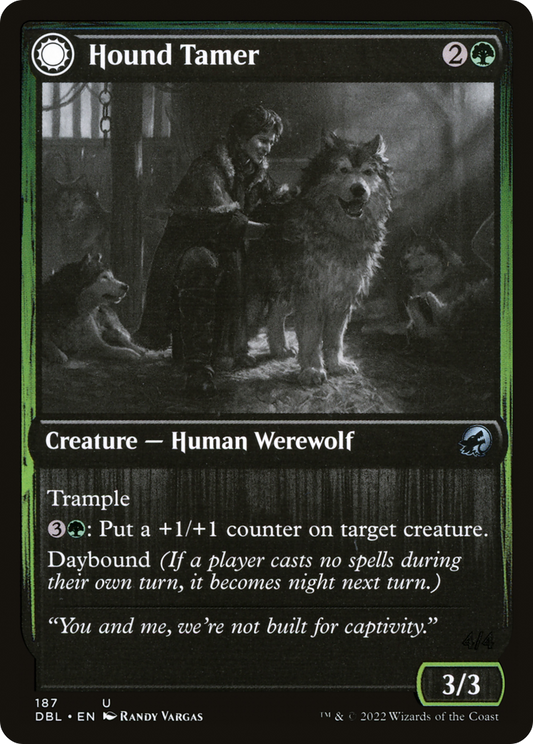 Hound Tamer // Untamed Pup [Innistrad: Double Feature] Foil