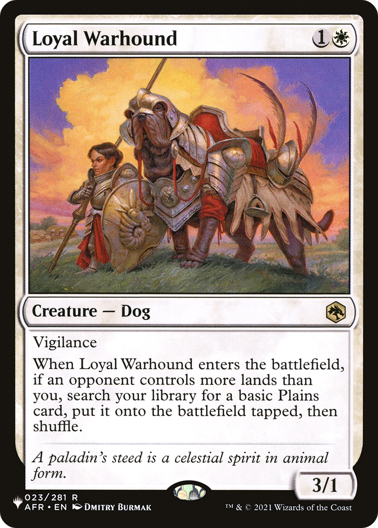 Loyal Warhound [The List] | Silver Goblin