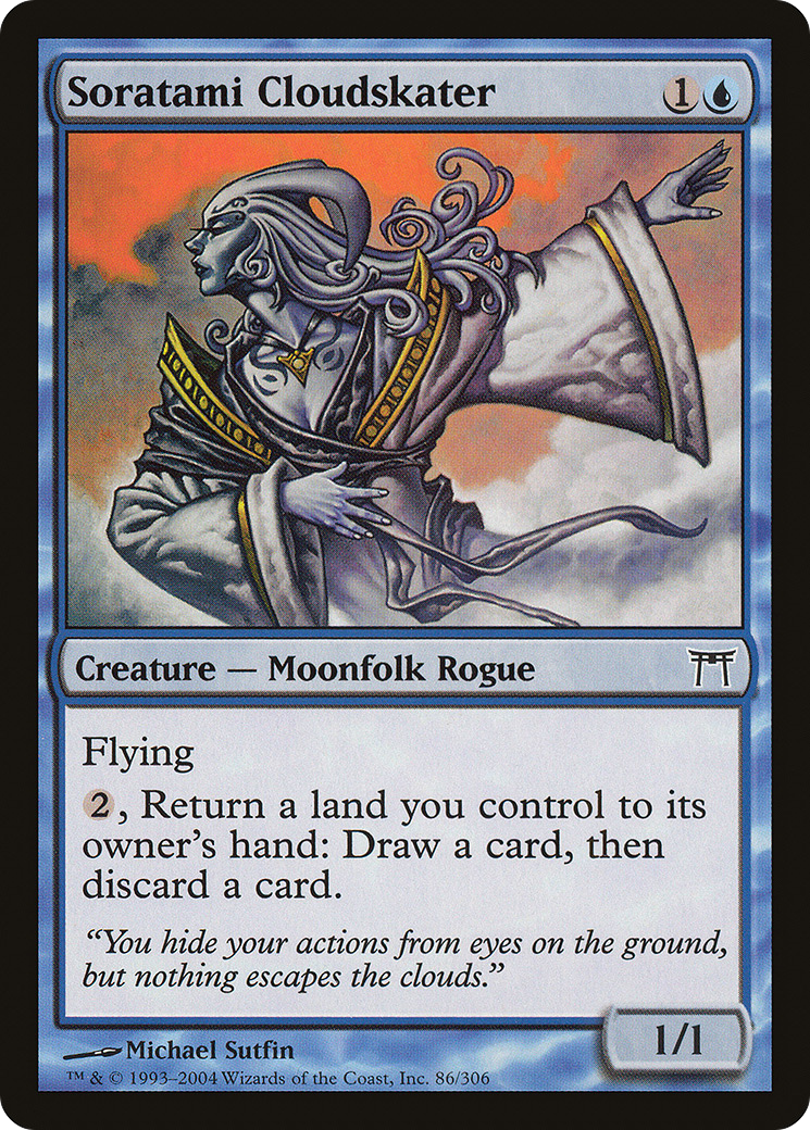 Soratami Cloudskater (086) Foil - Champions of Kamigawa