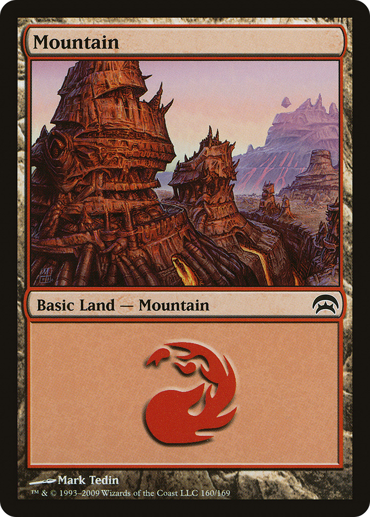 Mountain (160) [Planechase] Foil