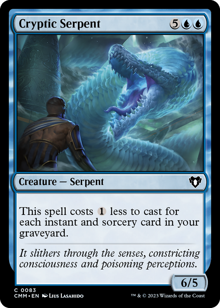 Cryptic Serpent [Commander Masters] | Silver Goblin