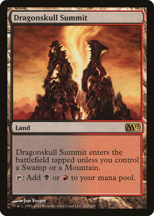 Dragonskull Summit [Magic 2013] Foil