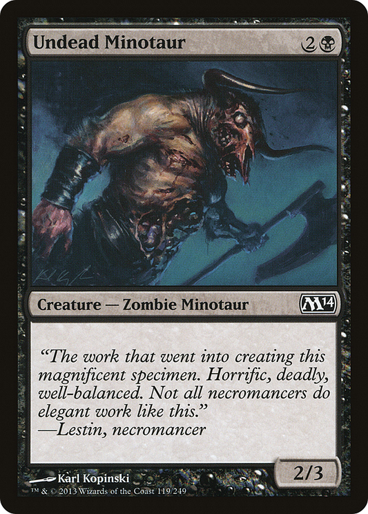 Undead Minotaur [Magic 2014]