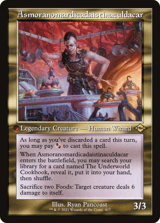 Asmoranomardicadaistinaculdacar (Retro) [Modern Horizons 2] Foil