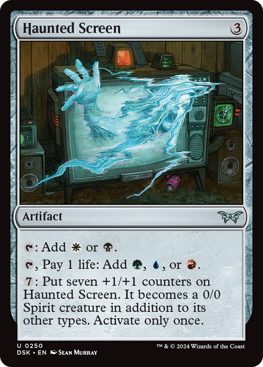 Haunted Screen [Duskmourn: House of Horror] Foil