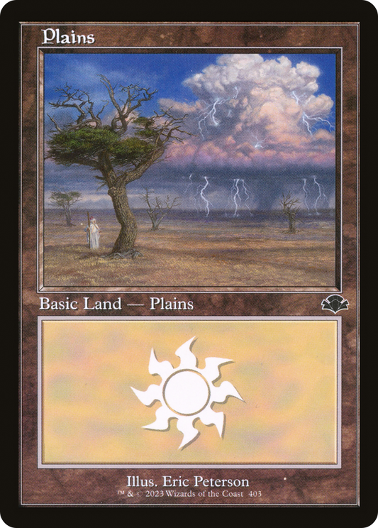 Plains (403) (Retro) [Dominaria Remastered] Foil