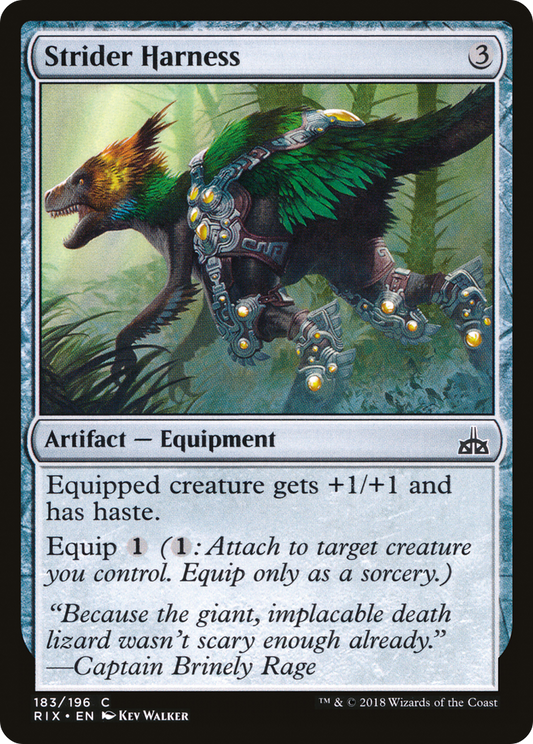 Strider Harness [Rivals of Ixalan] Foil