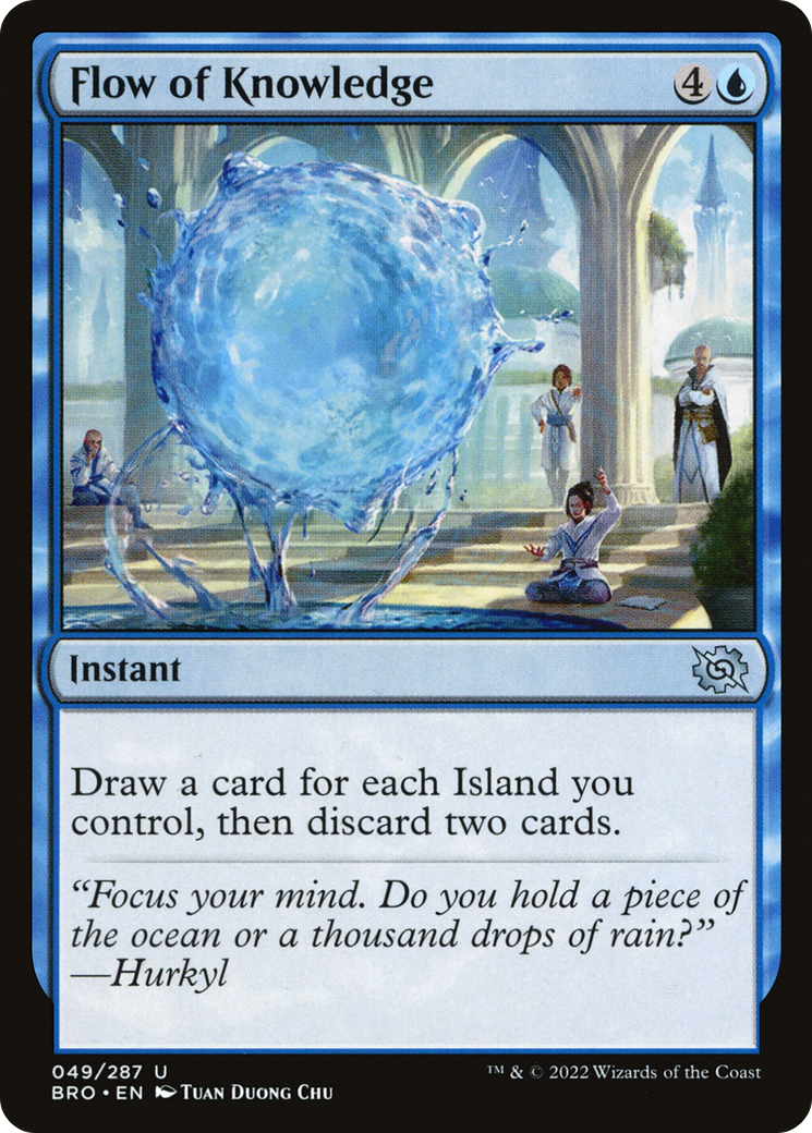 Flow of Knowledge [The Brothers' War] Foil