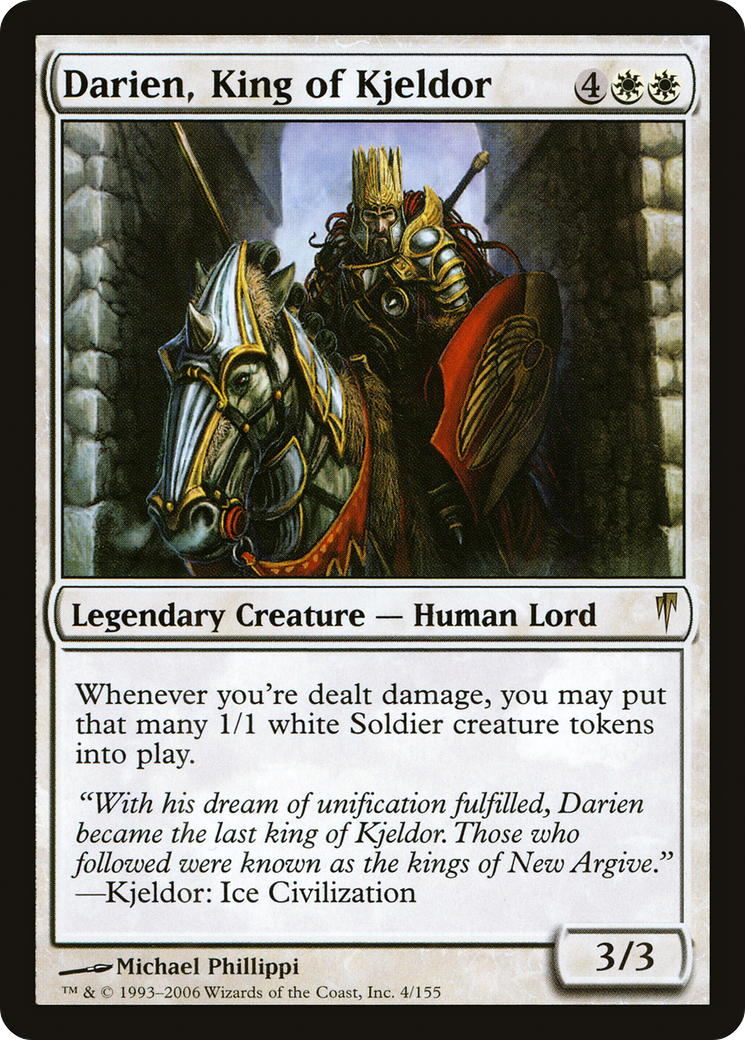 Darien, King of Kjeldor (004) - Coldsnap Foil
