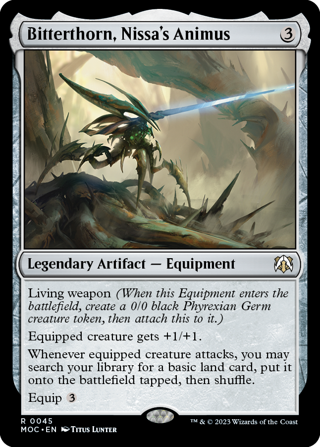 Bitterthorn, Nissa's Animus [March of the Machine Commander] | Silver Goblin