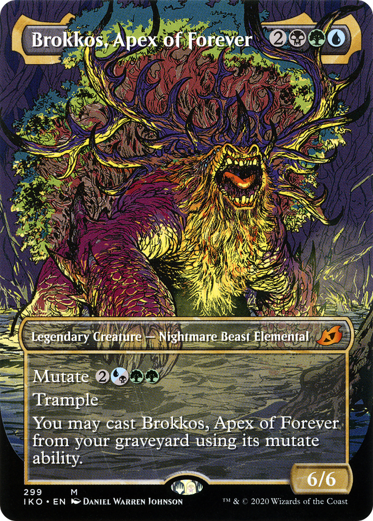 Brokkos, Apex of Forever (Showcase) [Ikoria: Lair of Behemoths] Foil