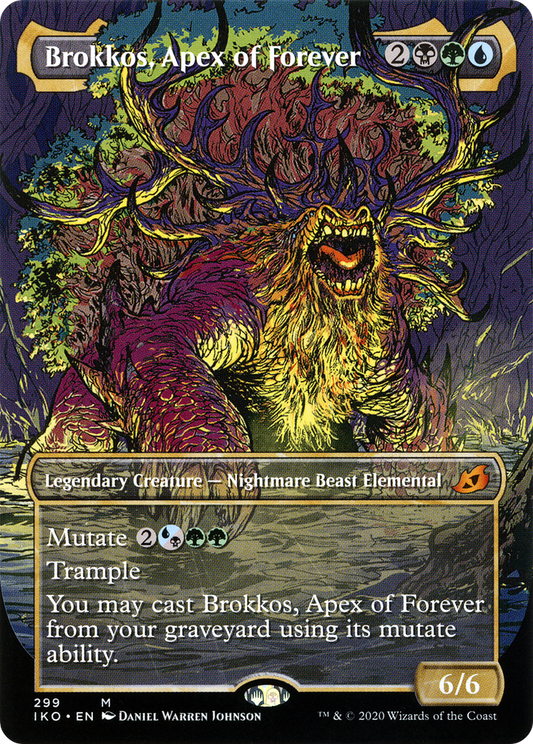 Brokkos, Apex of Forever (Showcase) [Ikoria: Lair of Behemoths] Foil
