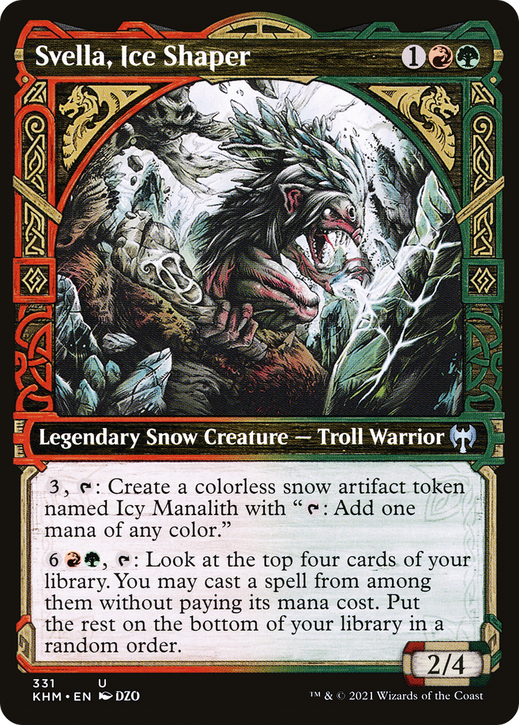 Svella, Ice Shaper (Showcase) (331) - Kaldheim