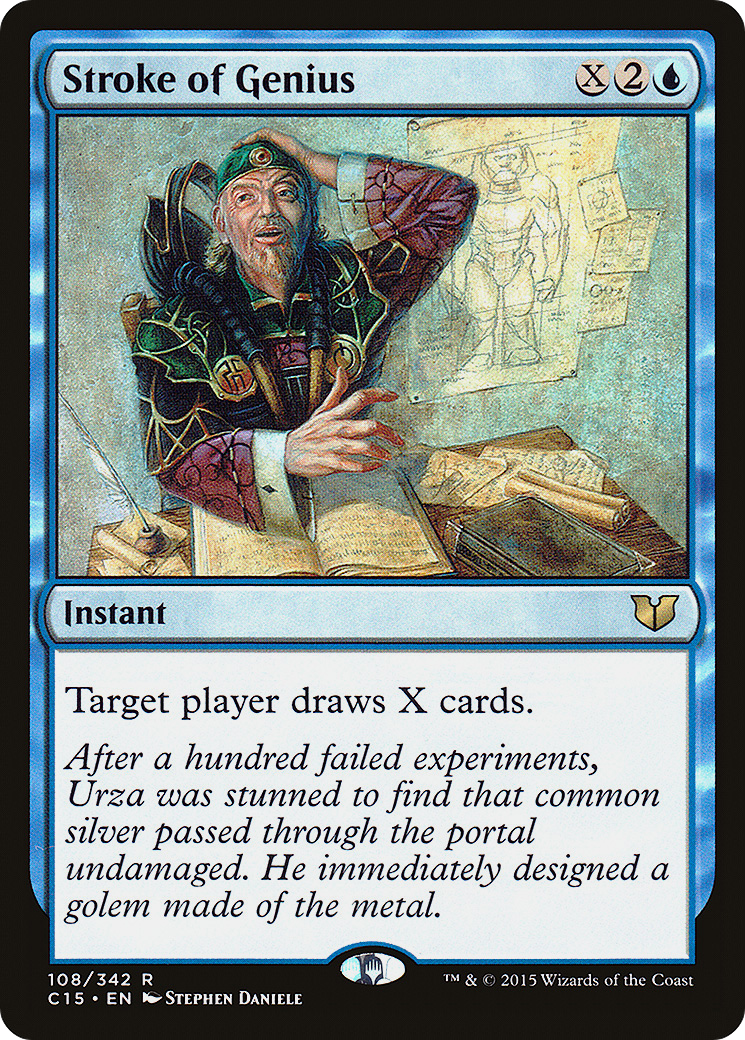 Stroke of Genius [Commander 2015] | Silver Goblin