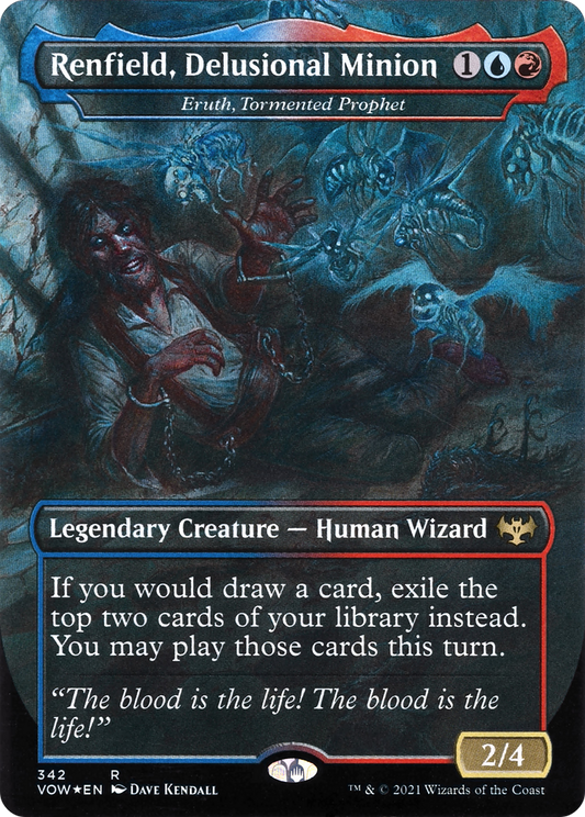 Eruth, Tormented Prophet - Renfield, Delusional Minion [Innistrad: Crimson Vow] Foil