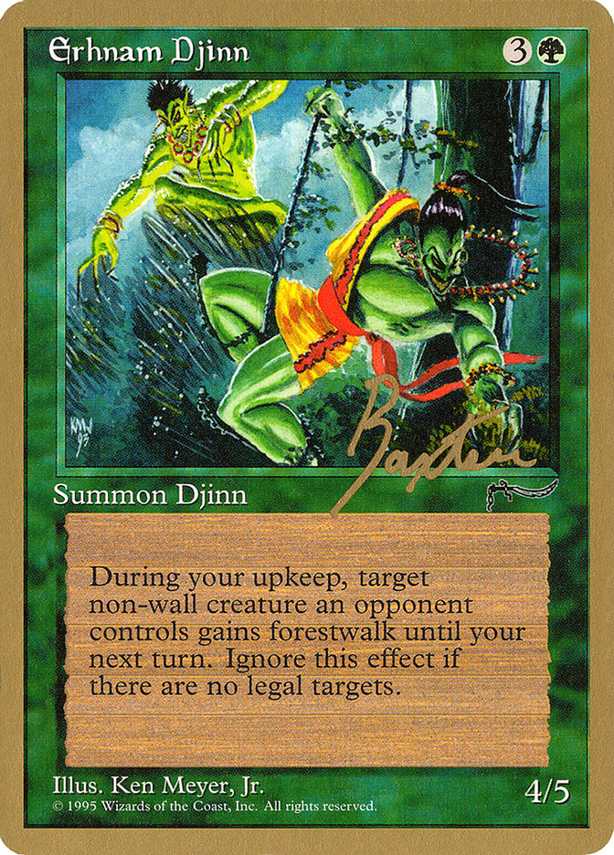 Erhnam Djinn (George Baxter) [Pro Tour Collector Set] | Silver Goblin