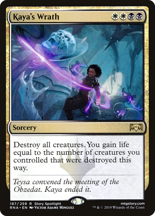 Kaya's Wrath [Ravnica Allegiance] Foil