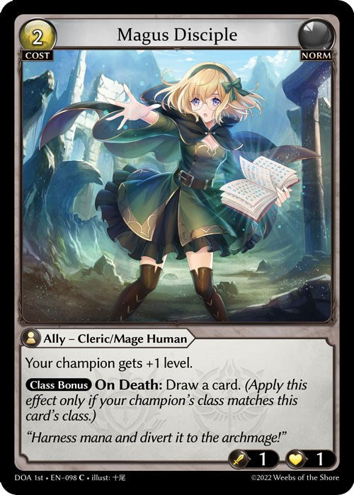 Magus Disciple (098) [Dawn of Ashes: 1st Edition] Foil