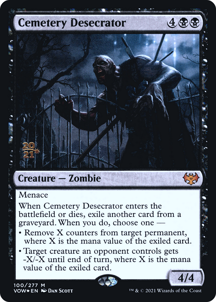 Cemetery Desecrator [Innistrad: Crimson Vow Prerelease Promos] | Silver Goblin