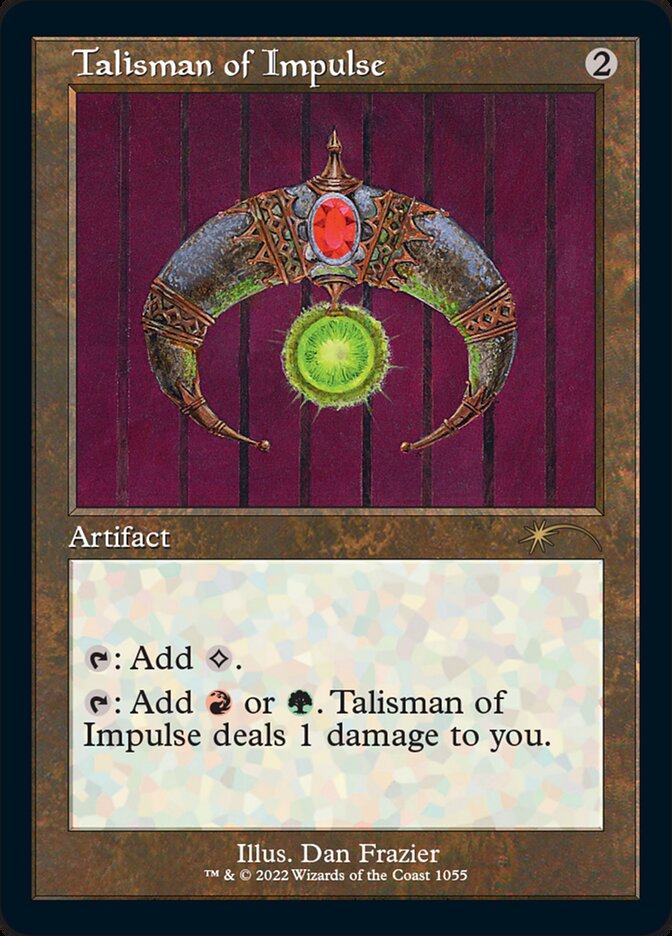 Talisman of Impulse (Foil Etched) [Secret Lair Drop Series] | Silver Goblin