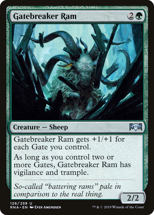 Gatebreaker Ram [Ravnica Allegiance] Foil