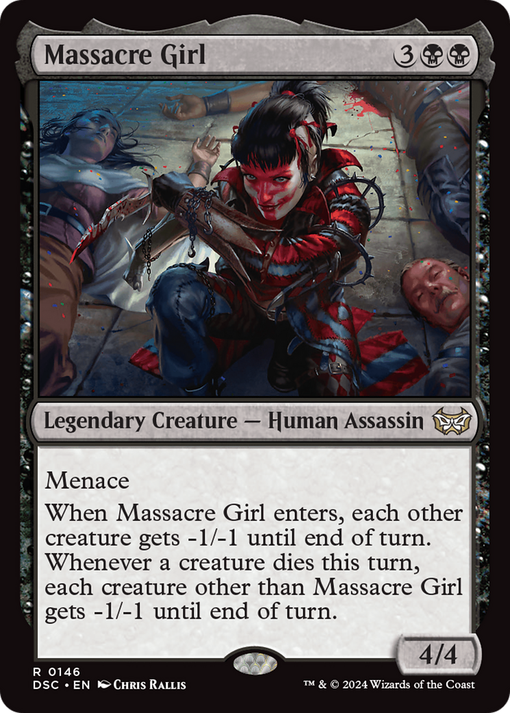 Massacre Girl [Duskmourn: House of Horror Commander] | Silver Goblin