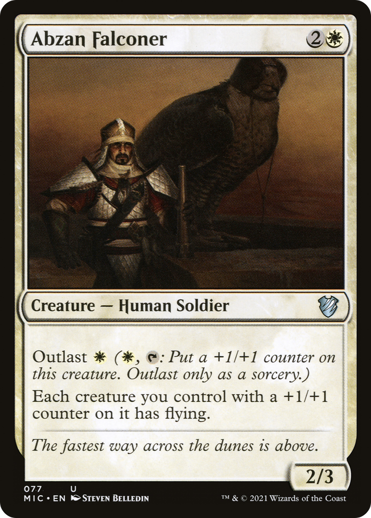 Abzan Falconer [Innistrad: Midnight Hunt Commander] | Silver Goblin