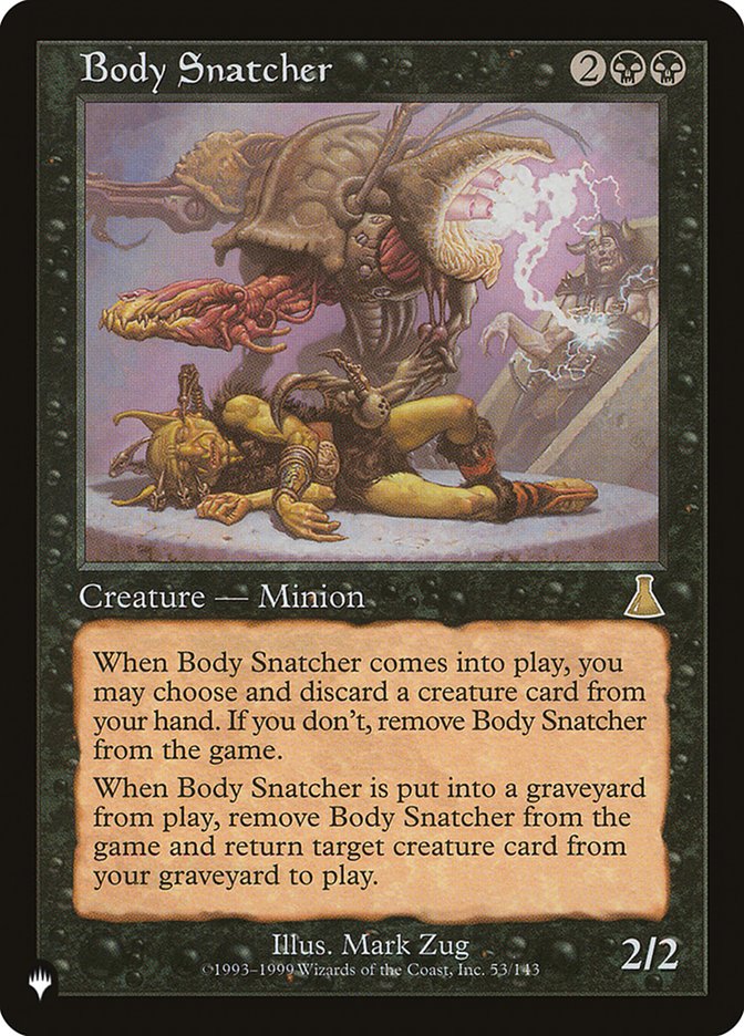 Body Snatcher [The List] | Silver Goblin