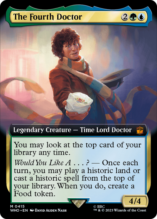 The Fourth Doctor (Extended Art) [Doctor Who] Foil