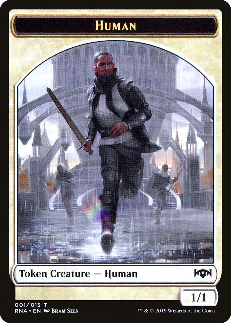 Human Token (001) - Ravnica Allegiance Tokens