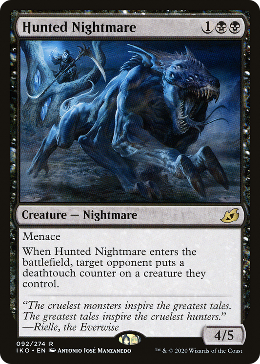 Hunted Nightmare [Ikoria: Lair of Behemoths] Foil