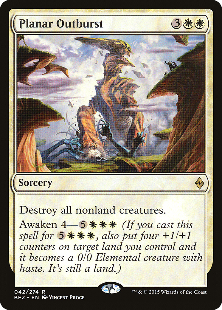 Planar Outburst (042) Foil - Battle for Zendikar