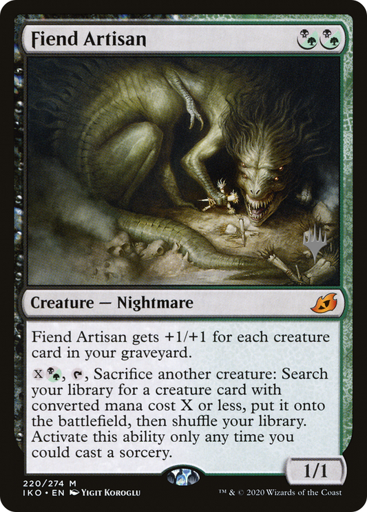 Fiend Artisan (Promo Pack) [Ikoria: Lair of Behemoths Promos] Foil