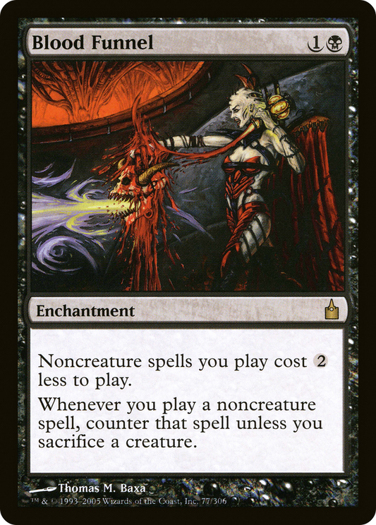 Blood Funnel [Ravnica: City of Guilds] Foil