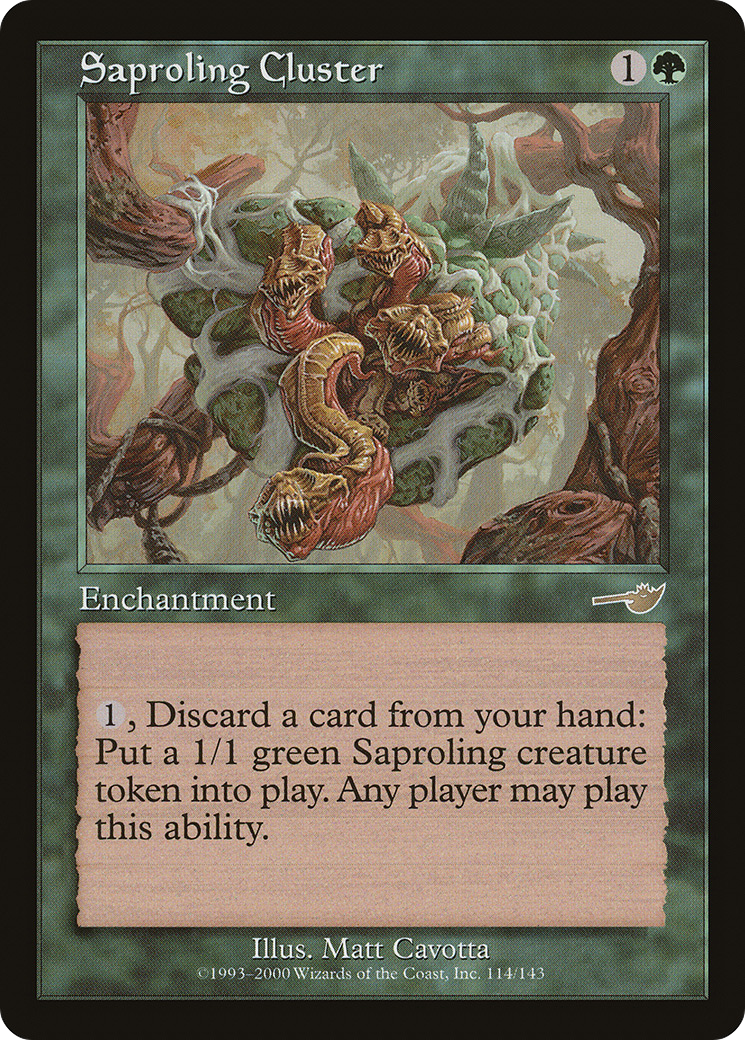 Saproling Cluster [Nemesis] Foil