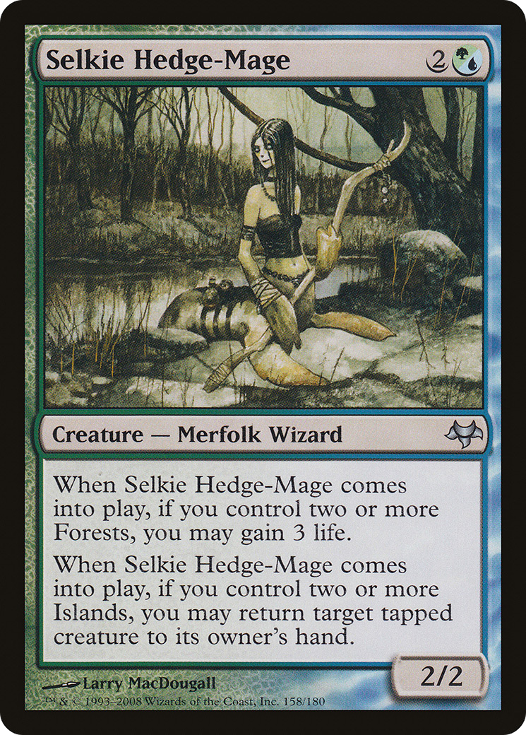 Selkie Hedge-Mage (158) Foil - Eventide