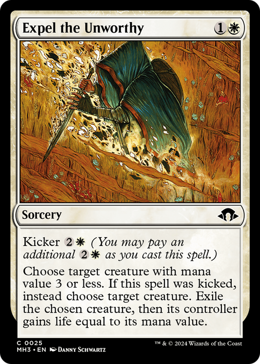 Expel the Unworthy [Modern Horizons 3] Foil
