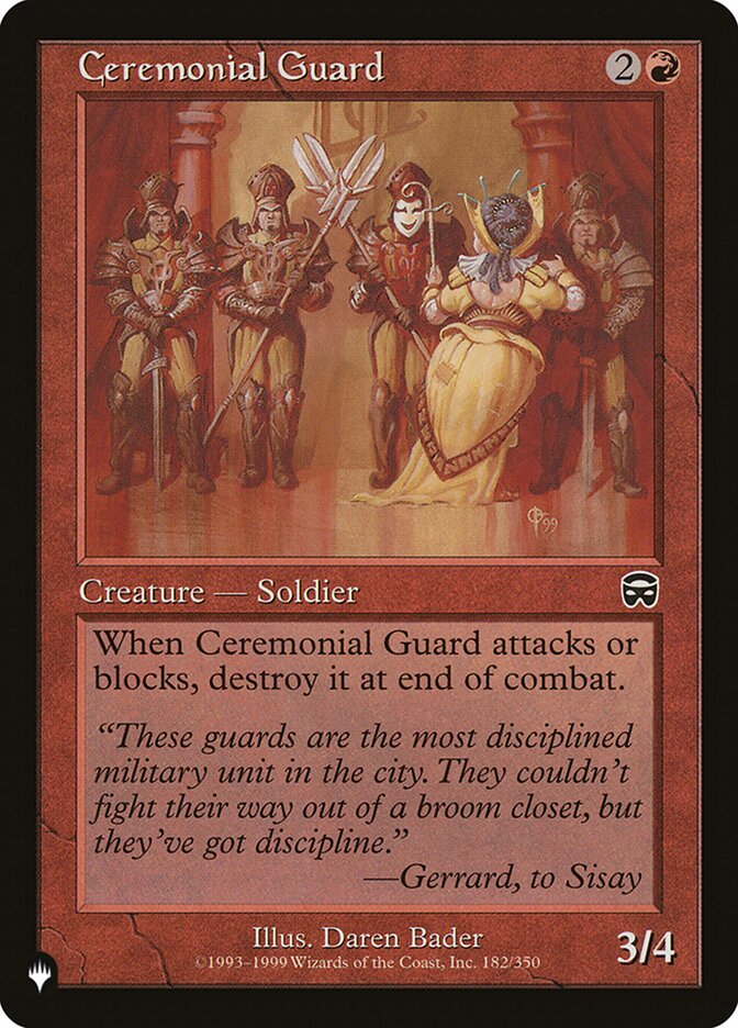 Ceremonial Guard [The List] | Silver Goblin