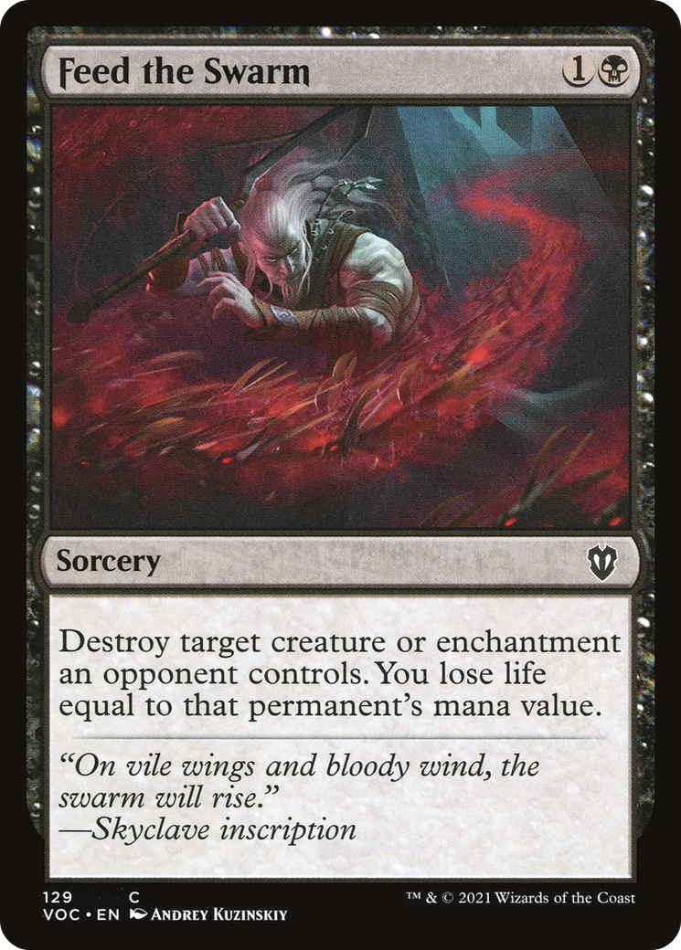 Feed the Swarm [Innistrad: Crimson Vow Commander]