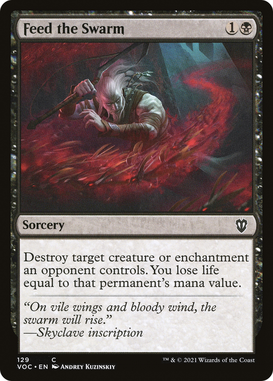 Feed the Swarm [Innistrad: Crimson Vow Commander]