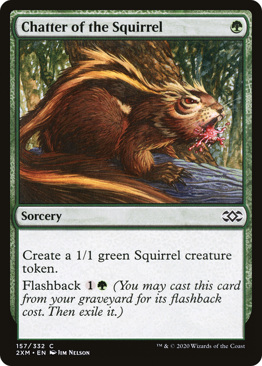 Chatter of the Squirrel [Double Masters] Foil
