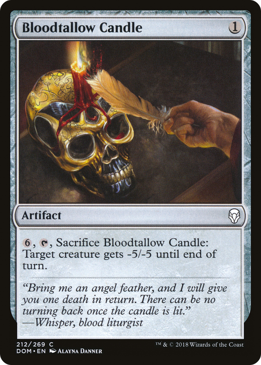 Bloodtallow Candle [Dominaria] Foil