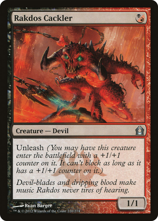 Rakdos Cackler [Return to Ravnica] Foil