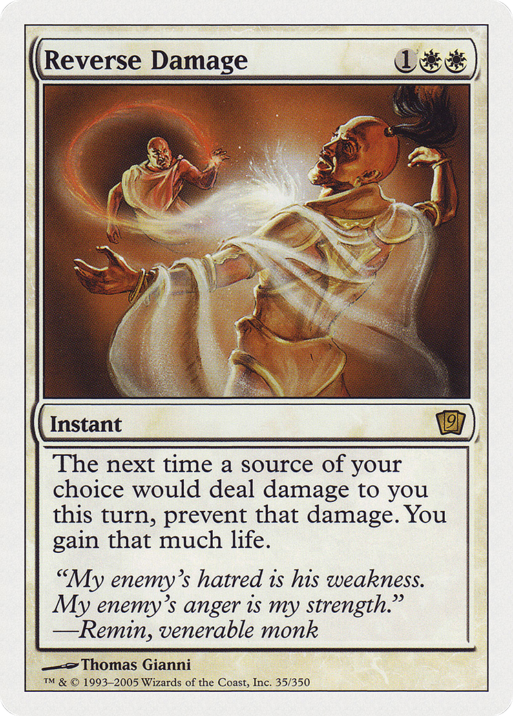 Reverse Damage (035) Foil - Ninth Edition