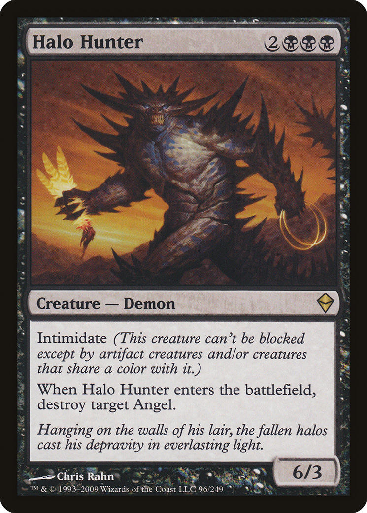Halo Hunter [Zendikar] Foil