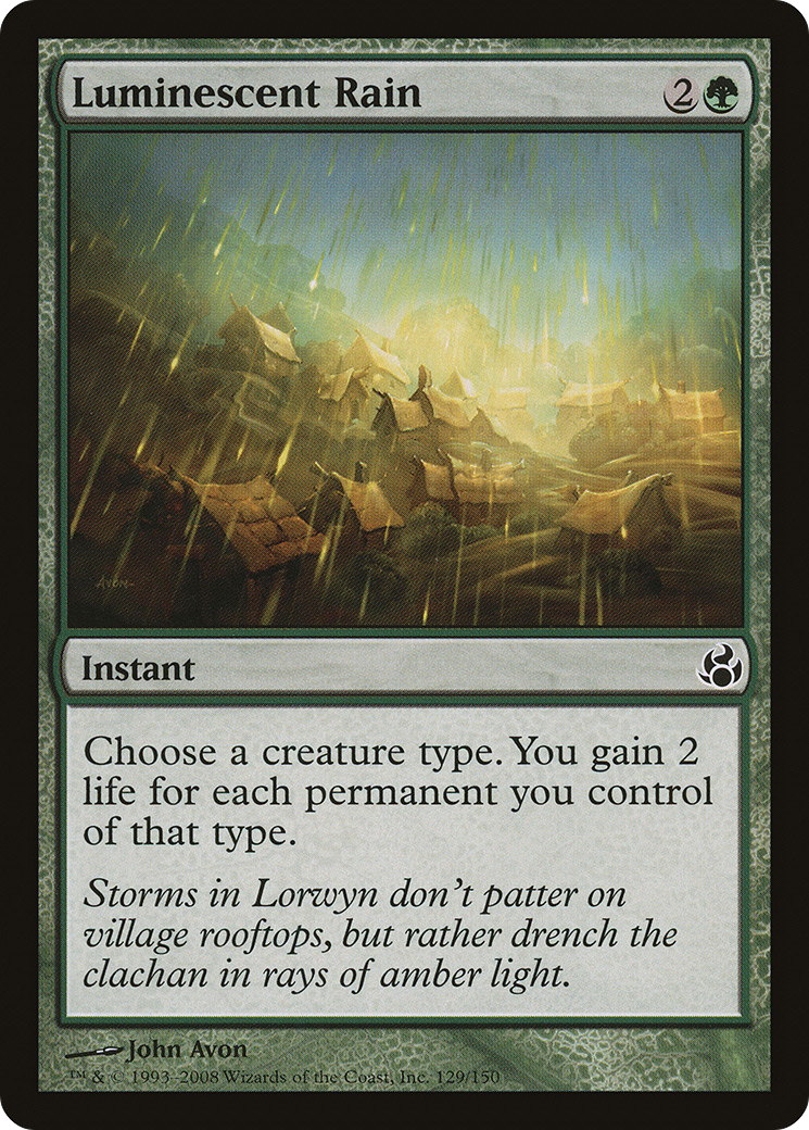 Luminescent Rain [Morningtide] Foil